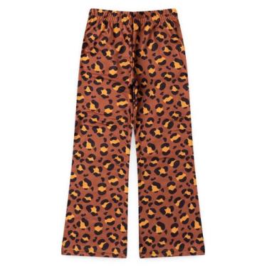 Imagem de Calça Bailarina Inverno Menina Nozes em Suplex Felpado Oncinhas - Mole