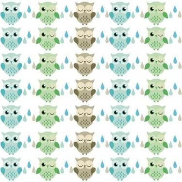 Imagem de Papel De Parede Infantil Corujas - Drop de Casa