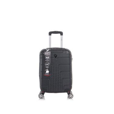 Imagem de Mala Média Fibra Abs Expansor Rodas 360º Zíper Antifurto - Tripx, Pret