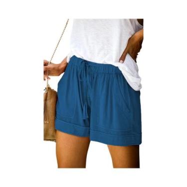 Imagem de Shorts De Seda Com Renda De Cintura Alta Para Mulheres, Confortáveis E