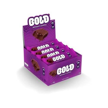 Imagem de Bold Bar Barra 20g Proteina Barrinha 12 Un. - Sabores, Brownie