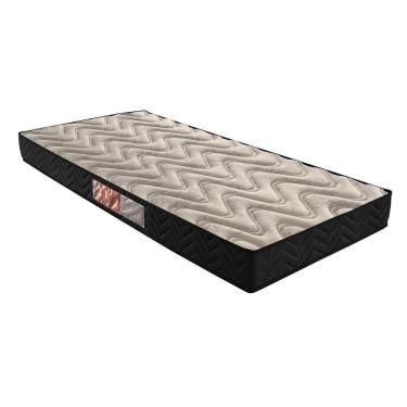 Imagem de Colchão Solteiro Espuma D28 Pasquale Black (88x188x25) - Paropas