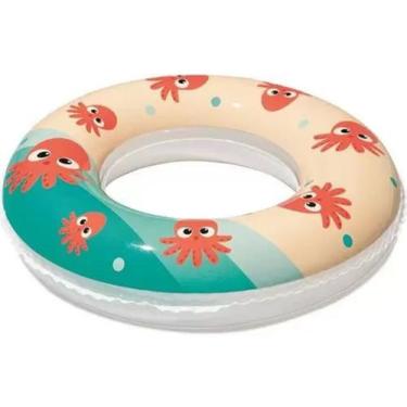 Imagem de Boia inflável infantil circular estampada Belfix 53cm x 12cm