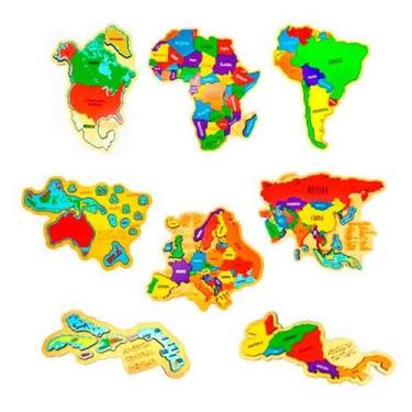 Imagem de Kit Quebra-cabeça Mapas - Thoth