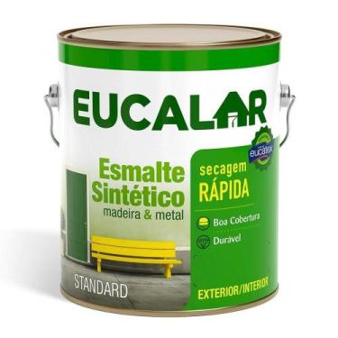 Imagem de Tinta Esmalte Eucalar Brilhante Cinza Médio 3600ml