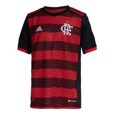 Imagem de Camisa 1 CR Flamengo 22/23 Infantil-Vermelho Adidas-Masculino
