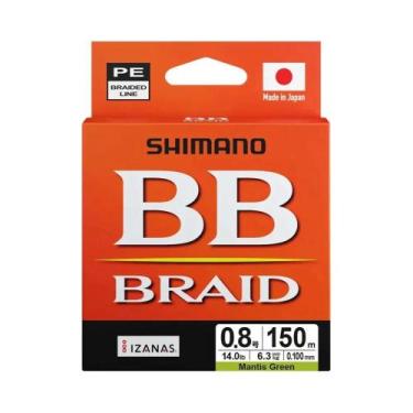 Imagem de SHIMANO BB BRAID 4X PE Linha de pesca 150/200/300M PE trançado, 150m, 