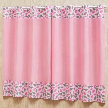 Imagem de Cortina Quarto Infantil Ilhos Varão Simples Estampada Menina Menino 2,