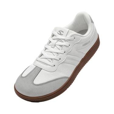 Imagem de Tênis Minimalista Unissex Com Bico Largo Em Tecido, Calçados Casuais P