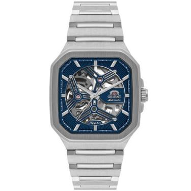 Imagem de Relógio orient masculino automatico quadrado skeleton nh7ss008 d1sx