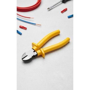 Imagem de 2x Alicate Corte Diagonal 6" Isolado 1000V Amarelo - Congratulations S