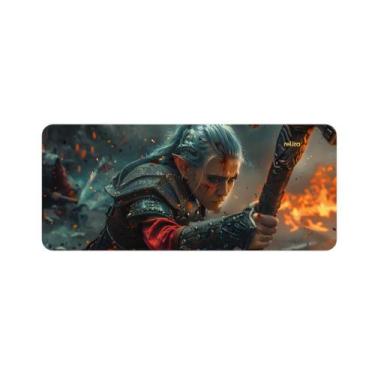 Imagem de Mouse Pad Gamer 30x70cm, Neoprene Legítimo, Base Antiderrapante, Reliz