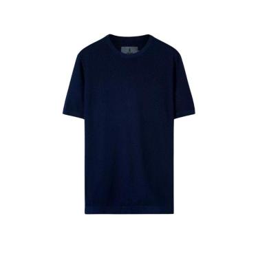 Imagem de Camiseta Oficina Reserva Tricot Vito Azul-Feminino