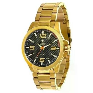 Imagem de Relógio Tuguir Masculino Analogico Infinity Dourado TGI37006-Masculino