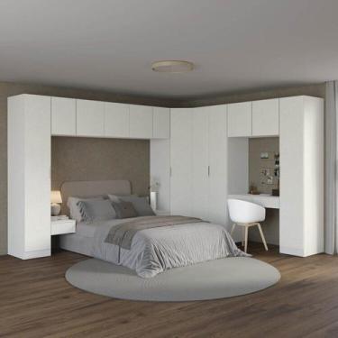 Imagem de Guarda-roupa Modulado de Canto Obliquo 11 Peças com 12 Portas Orion Ca