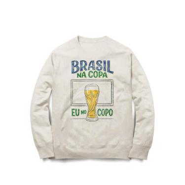 Imagem de Moletom Brasil Na Copa Eu No Copo-Unissex