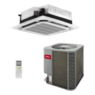 Imagem de Ar Condicionado Cassete 4 Vias Inverter 36.000 BTU Frio TCL R410, 220V