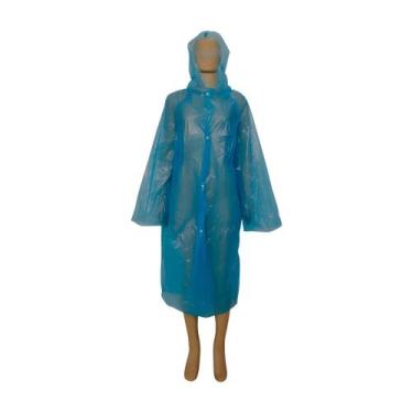 Imagem de Capa De Chuva Adulto Descartável Em Polietileno  - Yins, Azul
