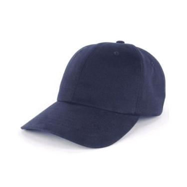 Imagem de Boné Trucker Adulto Unissex Liso basico Aba Curva Ajustável - Cap, Mar