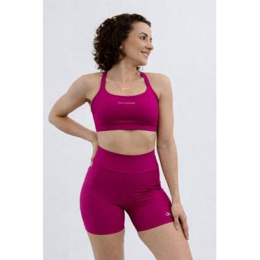 Imagem de Shorts Compressão Ritmo Feminino Fitness Academia Corrida - JV FOR, G,