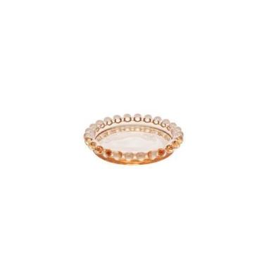 Imagem de Conjunto 4 Pratos Cristal Âmbar Pearl Wolff - Rojemac