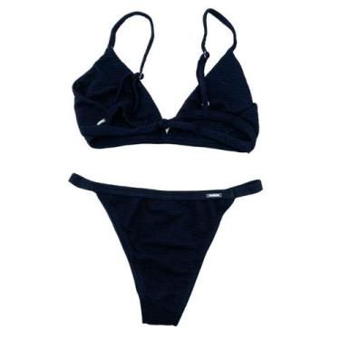 Imagem de Biquíni Maresia Blogueiras Luxo Feminino Adulto - Ref 16111428, GG, Az