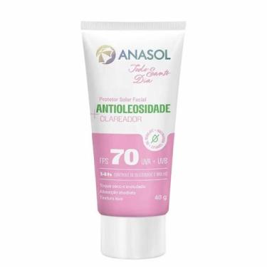 Imagem de Anasol Todo Santo Dia Protetor Solar Facial Clareador FPS 70 40ml