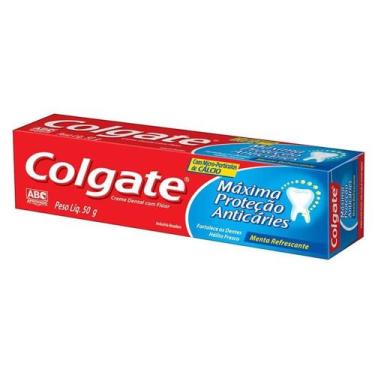 Imagem de Creme dental colgate máxima proteção anti-caries - 50g - Colgate/palmo