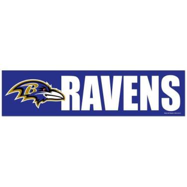 Imagem de Adesivo Faixa Bumper Strip 30x7,5 Baltimore Ravens - Wincraft