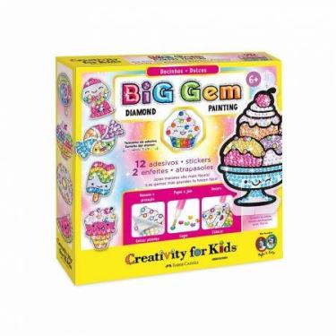 Imagem de Pintura com Diamantes Docinhos Creativity for Kids 6246900 - Faber-Cas