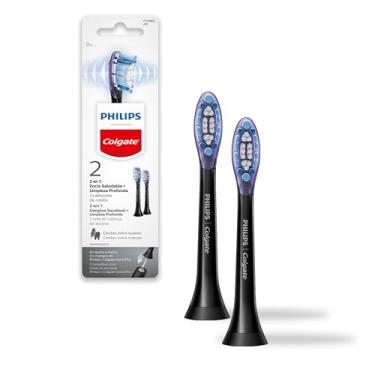 Imagem de Refil de Escova Elétrica Philips Colgate SonicPro 2 em 1 Gengiva Saudável e Limpeza Profunda 2 unid.