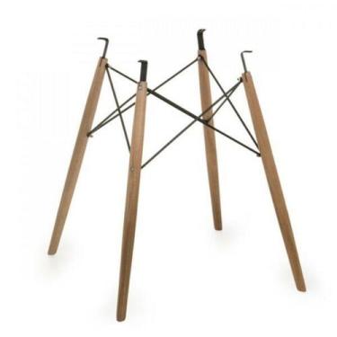Imagem de Base Mesa em Madeira Dkr Bege - OR Design