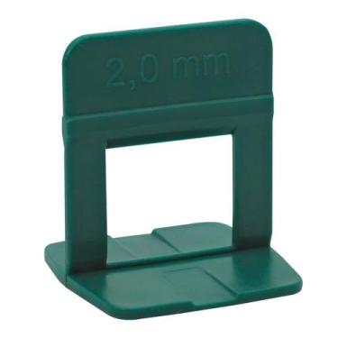 Imagem de Espaçador Nivelador Cortag Eco Verde 2mm - Embalagem com 500 Unidades