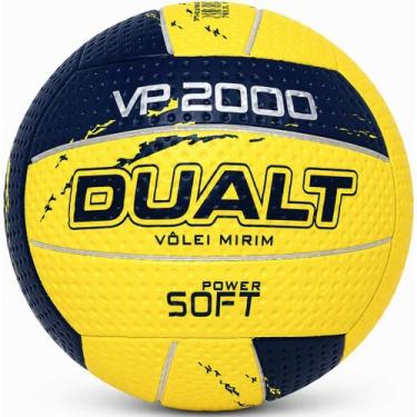 Imagem de Bola Vôlei Dualt VP2000 Mirim Treino e Recreação - Dault, Azul, Amarel
