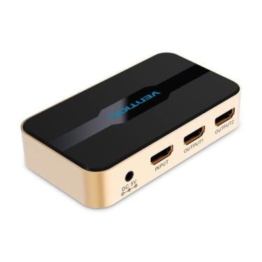 Imagem de Hub Hdmi Splitter 4K 1x2 Para TV Computador Ps5 Xbox Vention - Bbacome