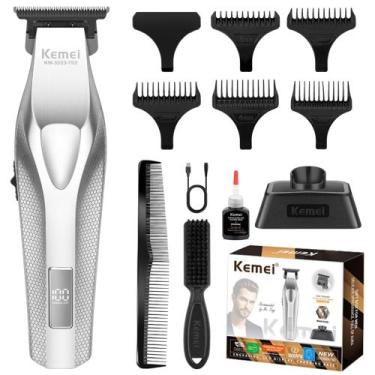 Imagem de Maquina Profissional Kemei Style Premium KM3023-702 Serie Limitada Tit