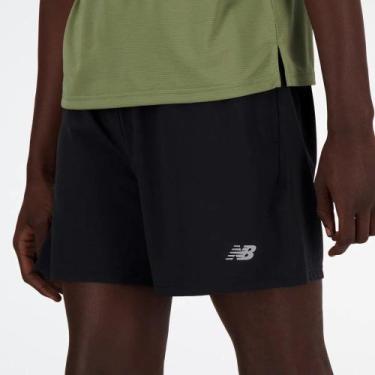 Imagem de Bermuda New Balance Sport Essentials 2 In 1, Pto, Bco, GG