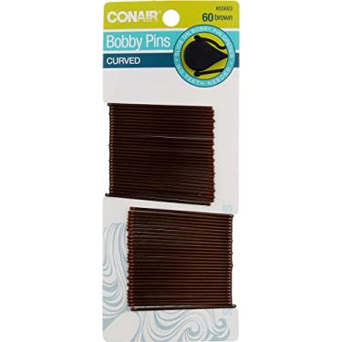 Imagem de Conair Styling Essentials Curved Brown Bobby Pins, 60 count per pack -- 6 per case.