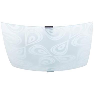 Imagem de Plafon Sobrepor Quadrado, Attena, 1818 Med Br, Branco