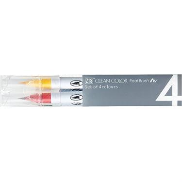 Imagem de ESTOJO ZIG PEN REAL BRUSH C/04 PURE COLORS RB 6000AT 4VC