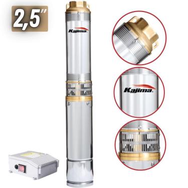 Imagem de Eletrobomba Submersa Kajima SW2218025 Tipo Caneta 2,5 Polegadas 0,3HP 127V 5,3A 11 Está...