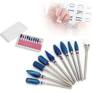 Imagem de Conjunto De Brocas De Unhas Tarshyry, Brocas De Acrílico Para Lixa De Unhas, Grão Fino Para Manicure, Brocas De Carboneto De Tungstênio Para Líquidos E Pós Acrílicos Nail Art