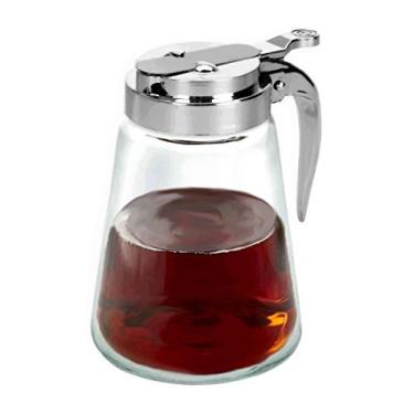 Imagem de Distribuidor de xarope de garrafa de vidro Maple Simple Honey Pitcher Thunder Grupo 350ml