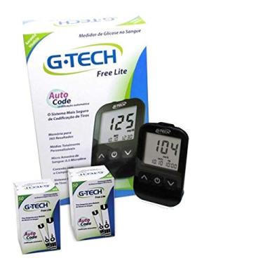 Imagem de Combo Aparelho de Glicemia + 50 tiras Free Lite - G-TECH