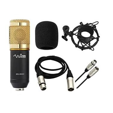 Imagem de Microfone Bm800 Waver Xlr Xlr Para Mesa De Som Ou Interface (Dourado)