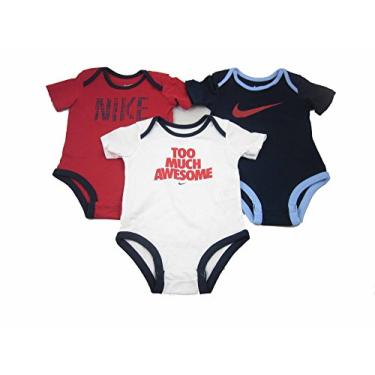 Imagem de Pacote com 3 bodies infantis para bebês Nike