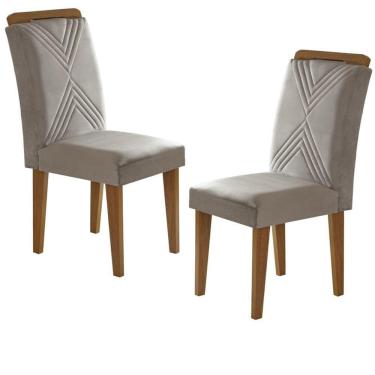 Imagem de Cadeiras para Mesa de Jantar Encosto Estofado - Amsterdã - Móveis Rufato