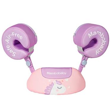 Imagem de HUIOP Colete salva-vidas 3 em 1 não inflável infantil para crianças meninos meninas colete de natação com anéis de peito e braço removíveis para crianças de 3 a 6 anos