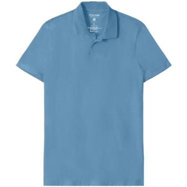 Imagem de Camiseta Polo Basica Masculina Malwee 1000004430v1 Cor:Azul;Tamanho:GG