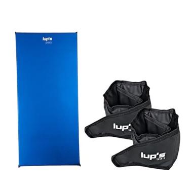 Imagem de Kit 1 Colchonete Azul + 1 Par de Caneleira de 3kg